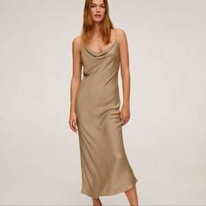 MANGO
Draped Neckline Dress NWT